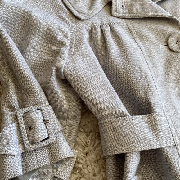 Ann Taylor Loft , size 8 jacket, silver with little spark and big buttons. - Picture 3 of 7